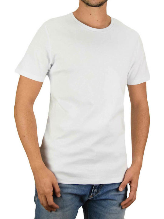 Jack & Jones Herren T-Shirt Kurzarm Weiß