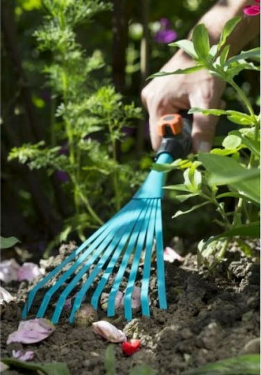 Gardena Combisystem Hand Lawn Rake with Handle Combi