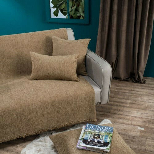 Teoran Solid Ριχτάρι Διθέσιου Καναπέ Chenille 180x250εκ. 308 52010521