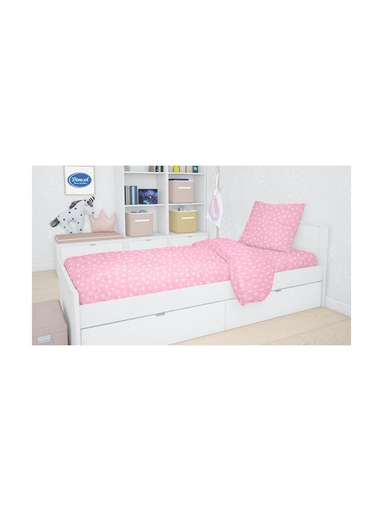 Dimcol Baby Duvet Cover Princess 47 Pink 120x160cm