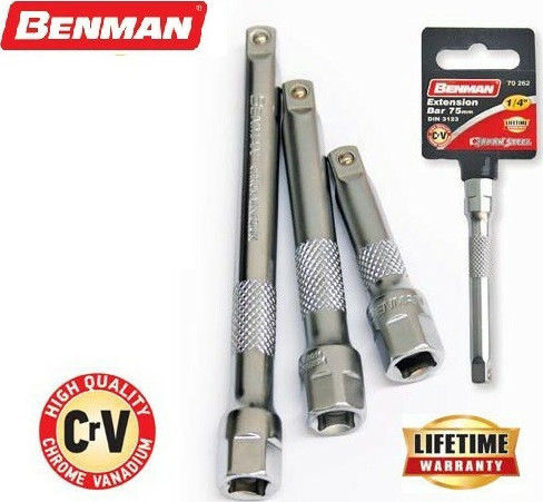 Benman Ratchet Extension 1/4" 75mm