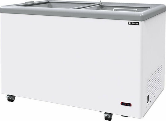Sanden Intercool Βούτα Κατάψυξης με 2 Συρόμενες Πόρτες 400lt Π122.2xΒ69.4xΥ85εκ.