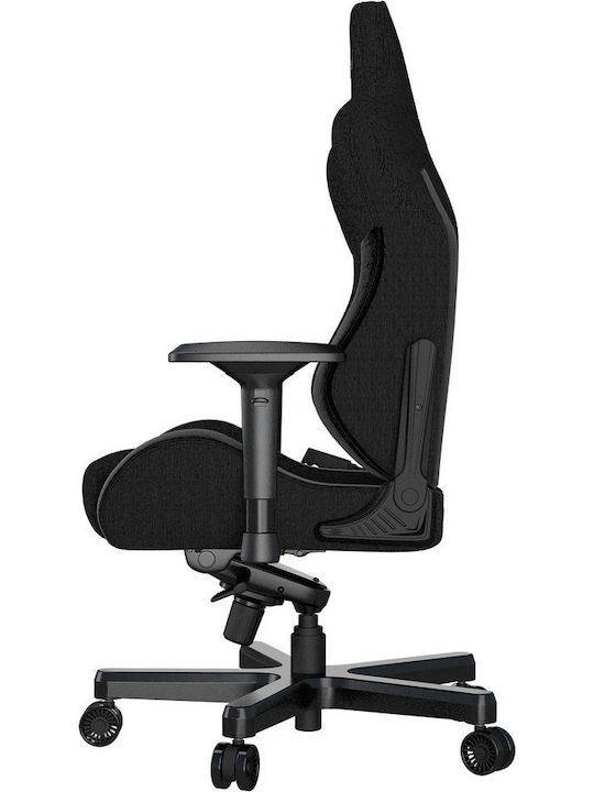 Anda Seat AD12XLLA T-Pro II Υφασμάτινη Καρέκλα Gaming με Ρυθμιζόμενα Μπράτσα Μαύρη