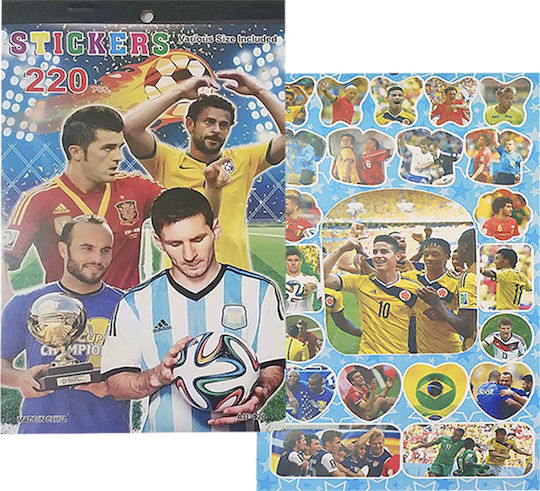 Justnote Sticker Album Soccer Various Designs 1pc