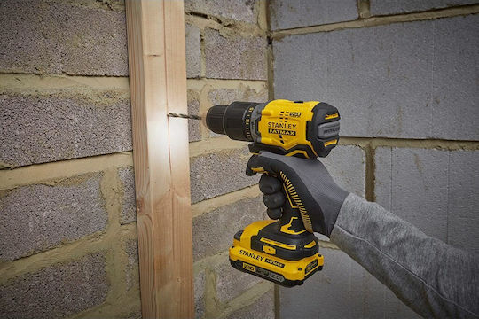 Stanley Fatmax Κρουστικό Δραπανοκατσάβιδο Μπαταρίας Brushless 18V 1x2Ah