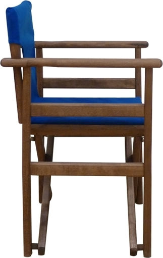 Director's Torino Walnut - Blue 59x51x85cm Director's Torino Walnut - Blue 59x51x85cm