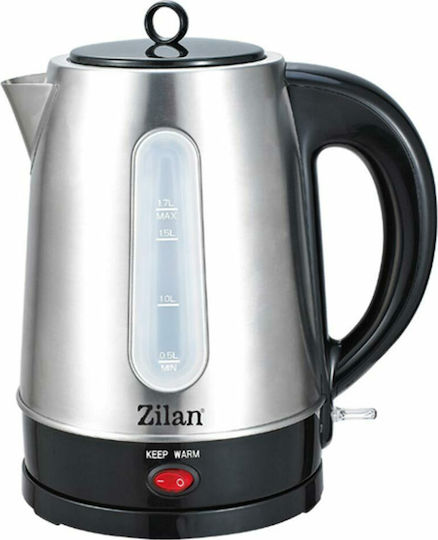 Zilan Βραστήρας 1.7lt 2200W Ασημί