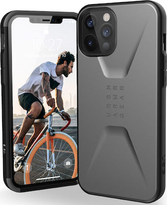 UAG Civilian Plastic Back Cover Durable Silver (iPhone 12 Pro Max)