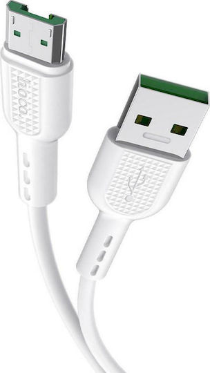 Hoco Regular USB 3.0 to micro USB Cable Λευκό 1m (X33)