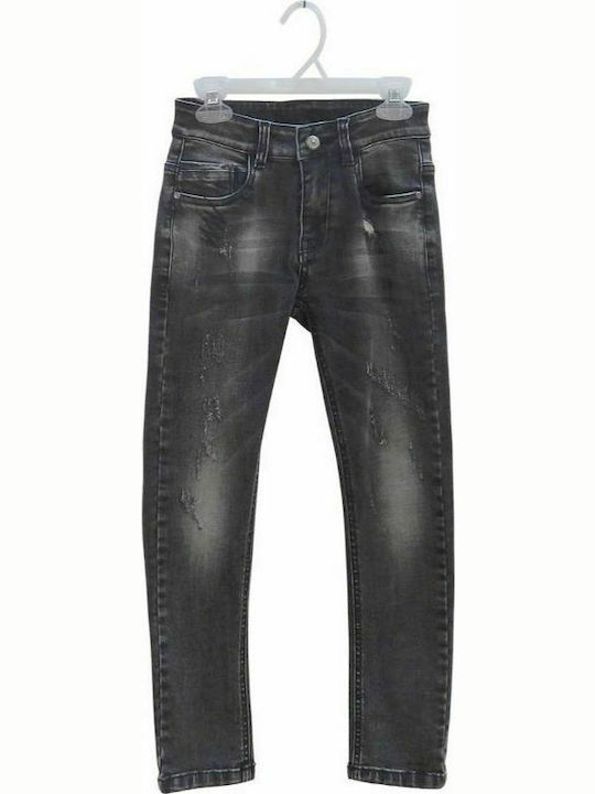 Hashtag Boys Denim Trouser Black