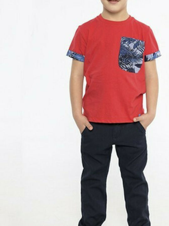 Gang Kids Fabric Trousers Navy Blue Chinο