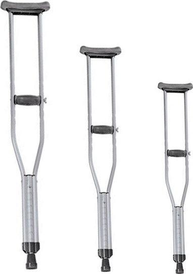 Mobiak Axillary Crutch Gray 2 Pieces 0809777