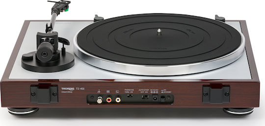 Thorens TD 402 DD Turntables with Preamp Brown