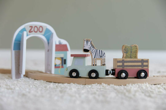 Little Dutch Vehicle Expansion for Train Set & Zoo made of Wood for 36++ Months
