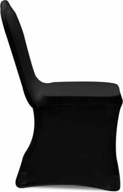 vidaXL Elastic Huse de scaun Negru 18buc