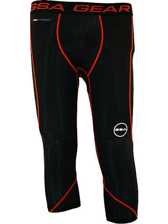 GSA 3/4 181608 Ανδρικό Αθλητικό Κολάν Compression Capri Μαύρο GSA 3/4 181608 Ανδρικό Αθλητικό Κολάν Compression Capri Μαύρο
