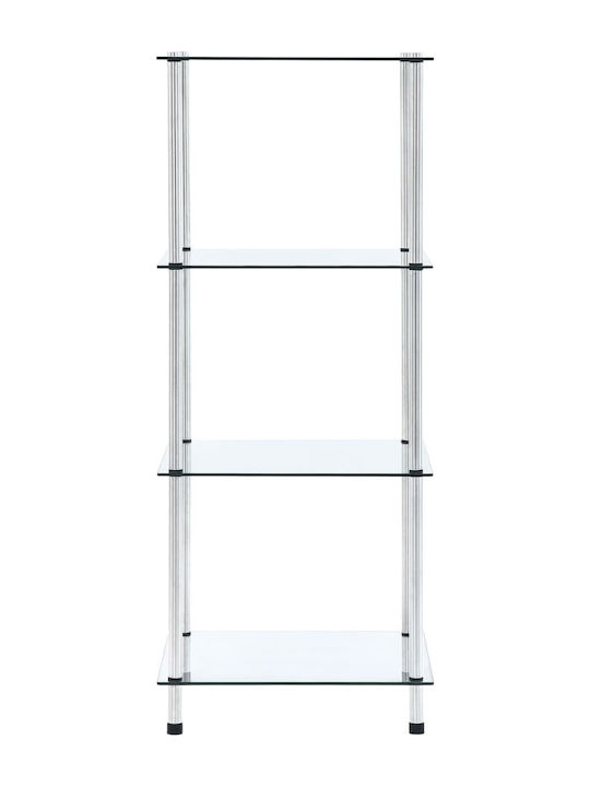 Transparent Bookcase 40x40x100cm