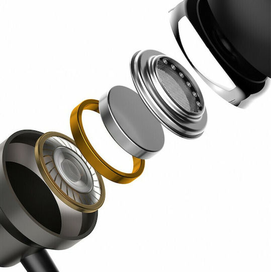 Dudao X10 Pro In-ear Handsfree Ακουστικά με Βύσμα 3.5mm Ασημί