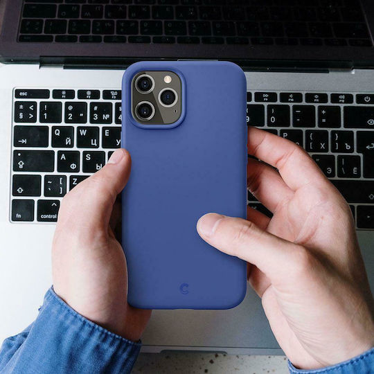 Spigen Cyrill Umschlag Rückseite Silikon Marineblau (iPhone 12 Pro Max)