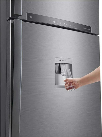 LG Ψυγείο Δίπορτο 592lt Total NoFrost Υ184xΠ86xΒ73εκ. Inox GTF916PZPYD