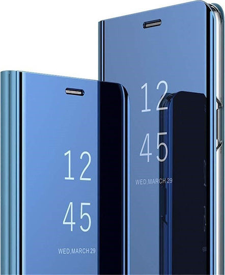 Clear View Book Πλαστικό Μπλε (Xiaomi Mi 10 Lite)
