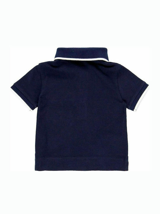 Boboli Kids Polo Short Sleeve Blue