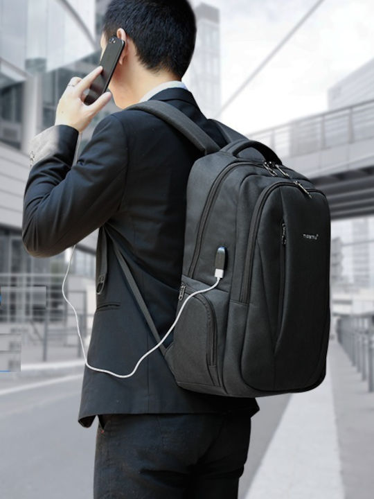 Tigernu T-B3399 Wasserdichte Rucksack Für Laptop 15.6 Mit USB-Anschluss In Schwarz Farbe