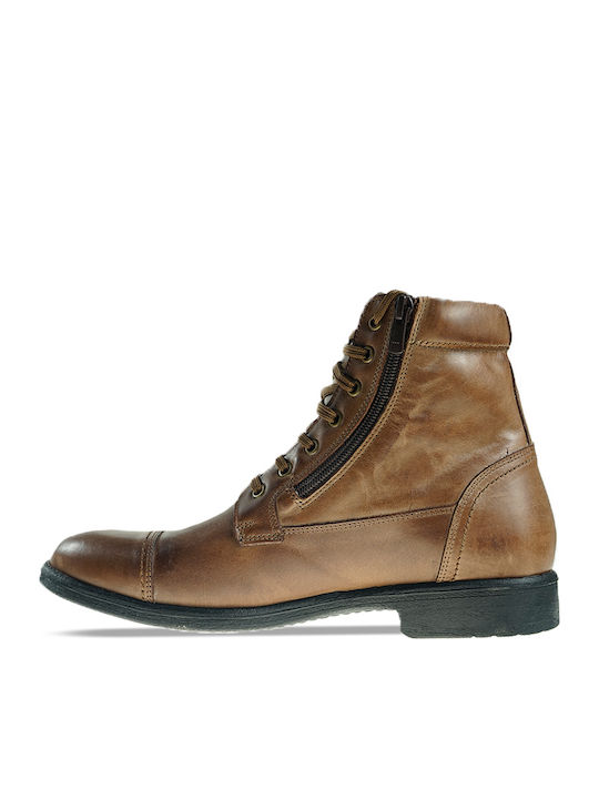 Leather Tabac Brown Boots