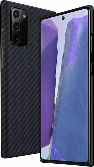 Pitaka Magcase Aramid Kevlar Back Cover Aramid Fiber 0.85mm Μαύρο (Galaxy Note 20)