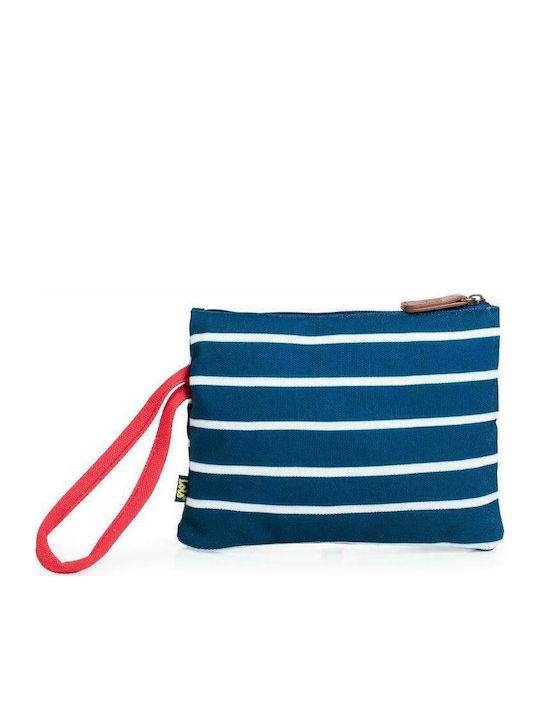 Lois Toiletry Bag in Navy Blue color 55cm