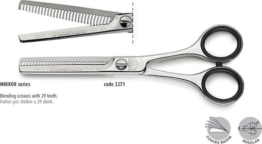 Kiepe Mirror 2271 Hair Cutting Thinning Scissor Left-Handers 5.5"