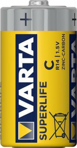 Varta Superlife Цинкови батерии Цинк C 1.5V 2бр