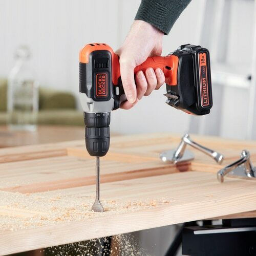 Black & Decker BCD001C1 Battery Drill Driver 18V 1x1.5Ah