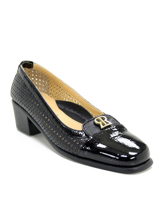 Relax Anatomic Anatomic Leather Black Low Heels