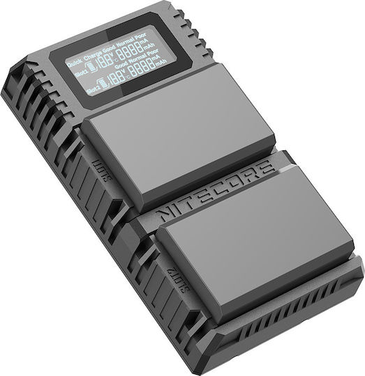NiteCore Dublu Încărcător de baterii ULM10 Pro 9060060215 Compatibil cu Leica