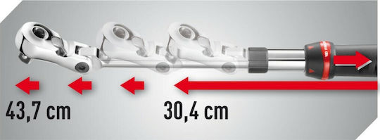 Facom Telescopic Adjustable Ratchet 1/2" 43.5cm with 72 Blades