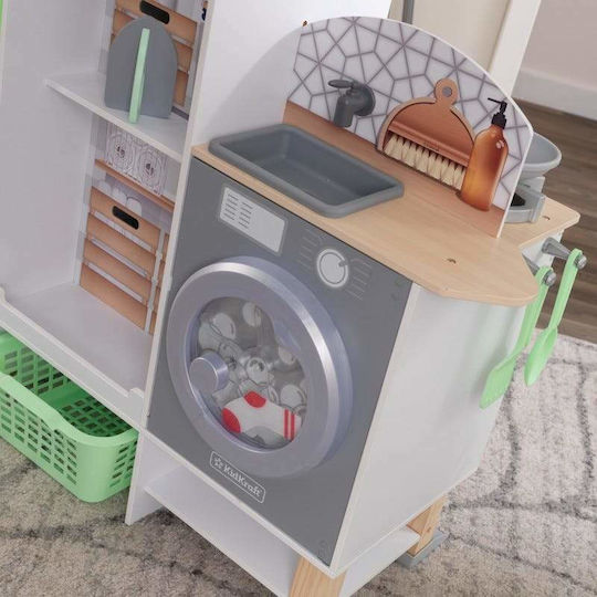 Kidkraft Κουζίνα Πλυντήριο 2 σε 1 από Ξύλο για 3+ Ετών 115 εκ.
