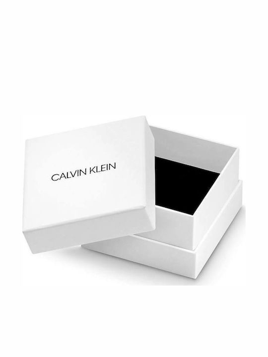 Calvin Klein Γυναικείο Δαχτυλίδι με Πέτρες από Ατσάλι Επιχρυσωμένο