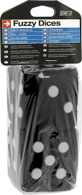 Auto Gs Dados10 Decorative Dice of Car Decorative Hanging Dice Black 7x7cm in Black Color 22043