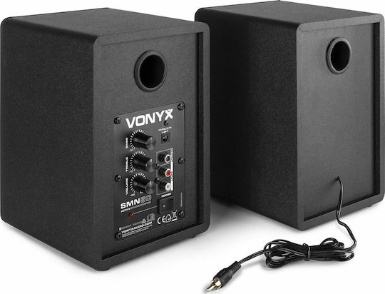 Vonyx SMN50B Studio Monitor Speakers 5" 70W Pair Black
