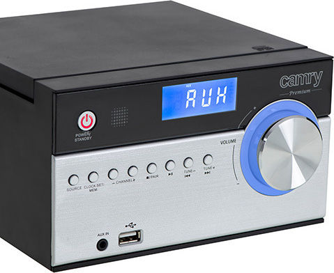 Camry Ηχοσύστημα 2.0 CR-1173 CR1173 28W με CD Player, WiFi και Bluetooth Μαύρο
