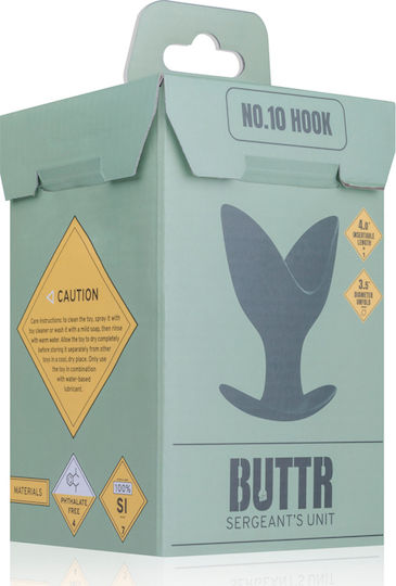 Buttr No.10 Πρωκτική Σφήνα Μαύρη 11cm