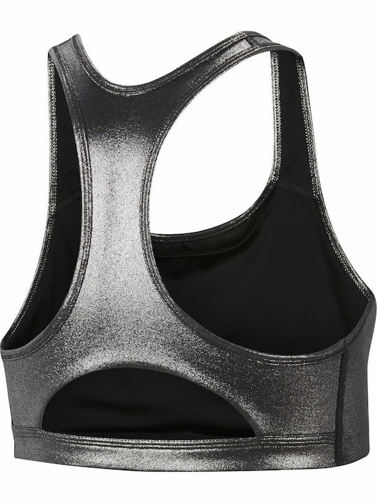 Women's Athletic Sports Bra Silver