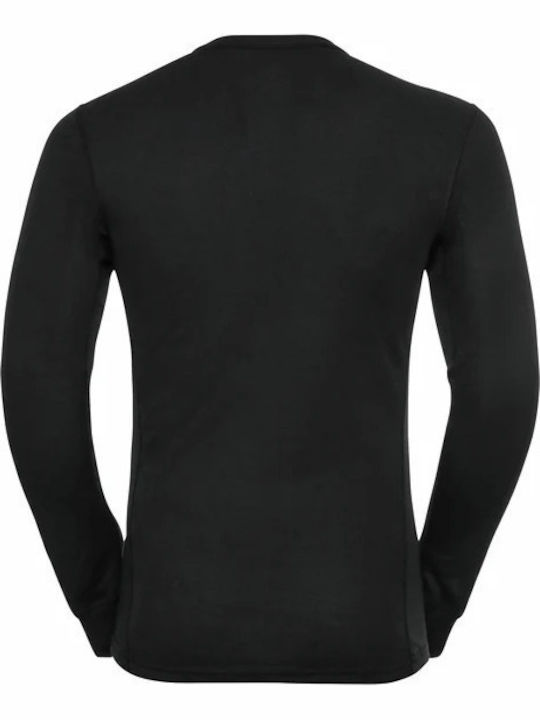 Odlo Active Warm Eco Ισοθερμική Μπλούζα Μαύρη Odlo Active Warm Eco Ισοθερμική Μπλούζα Μαύρη