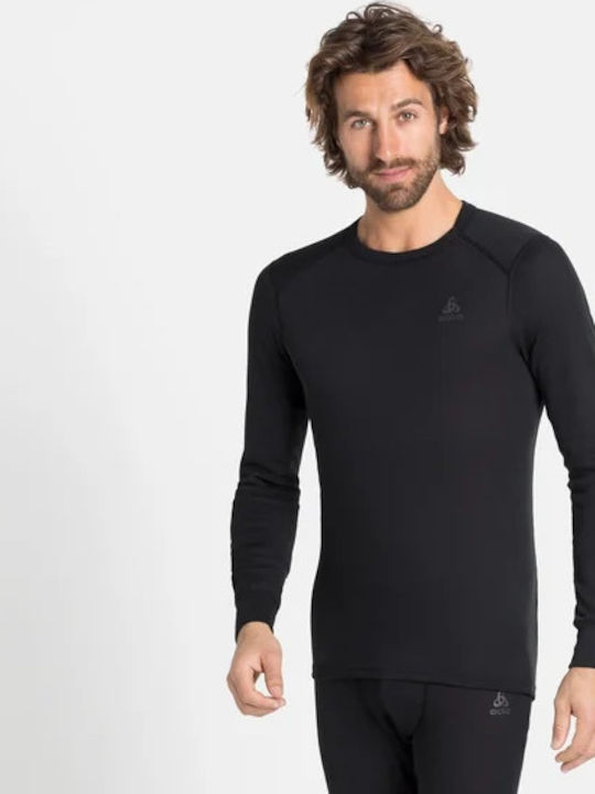 Odlo Active Warm Eco Men's Thermal Long-Sleeved Shirt Black