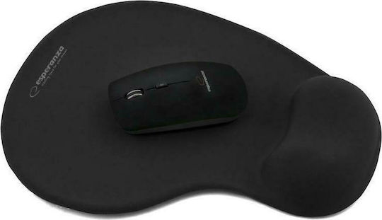 Esperanza Gel Mouse Pad (230mm) with Wrist Support Black EA137K