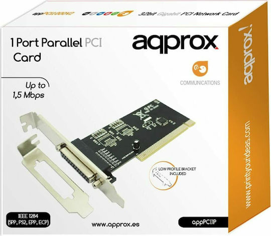 Approx Κάρτα PCIe σε θύρα DB25 Parallel