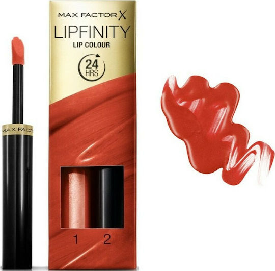 Max Factor Lipfinity Lip Colour Long Lasting Liquid Lipstick Sheer 130 Luscious 4.2gr