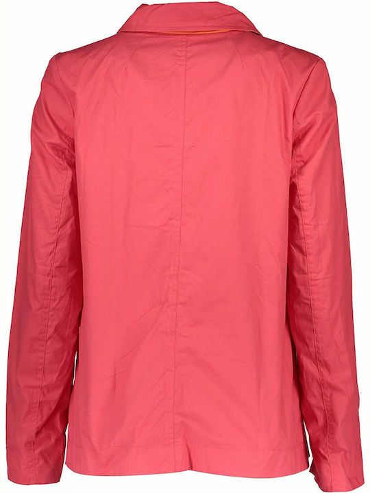 Gant Women's Short Sports Jacket for Spring or Autumn Red