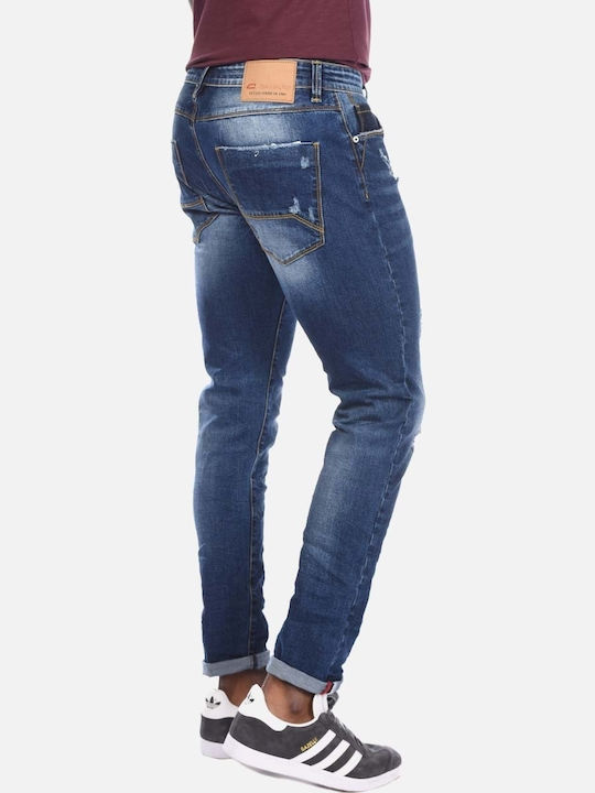 Camaro 19501-353-09133 Pantaloni de Bărbați din Jean în Croială Slim Albastru